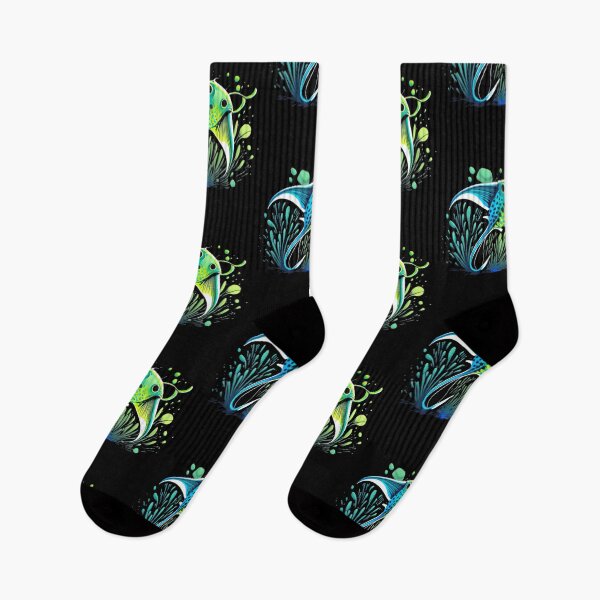 Item preview, Green and Blue Eagle Ray designed and sold by Osa-Store.