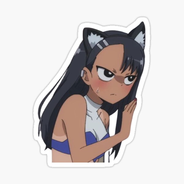 anime nagatoro Sticker by wearthings