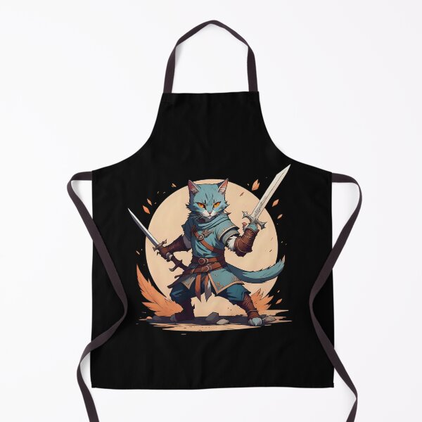 Item preview, Cat DnD character designed and sold by RickyCartoonArt.