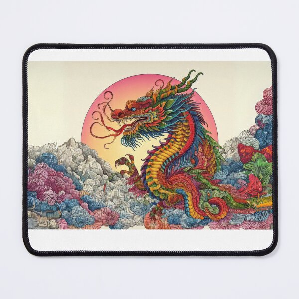 Item preview, Colorful Chinese Dragon designed and sold by Dominik1984.