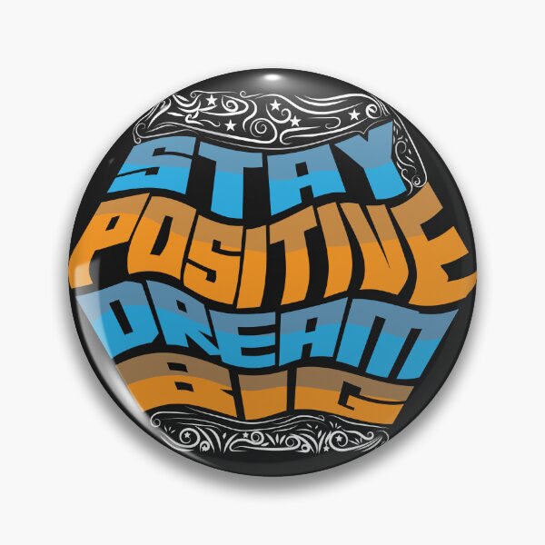 Item preview, Stay Positive & Dream Big- Typography T-Shirt Design T-Shirt designed and sold by ImranssFashion.