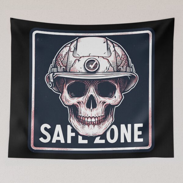Item preview, Retro Safe Zone Before Death designed and sold by TomFrontierArt.