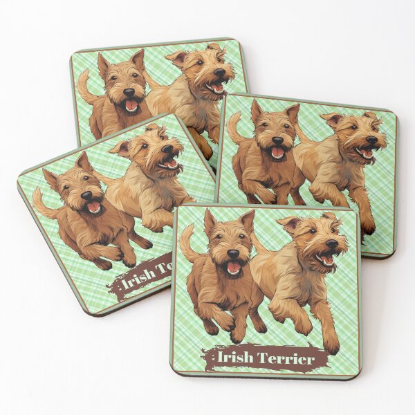 Item preview, Double Trouble - Irish Terriers designed and sold by liana campbell.