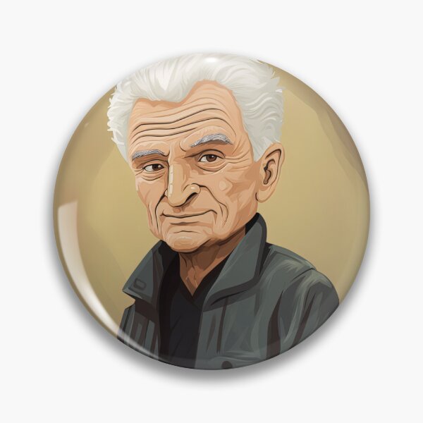Item preview, Jacques Derrida | cute style designed and sold by ComicsFactory.
