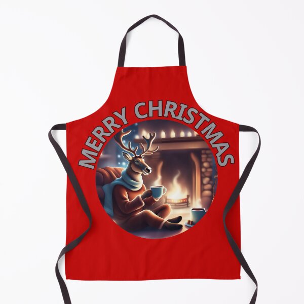 Item preview, Cozy Reindeer Hot Chocolate & Fireplace Magic designed and sold by ChicTrendz.