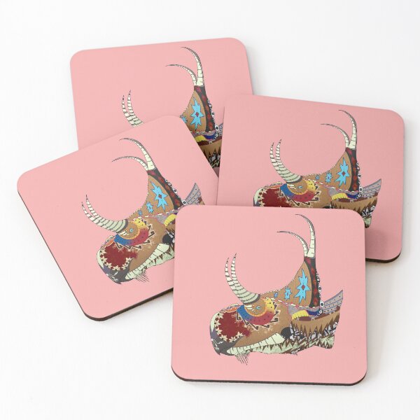 Item preview, Native Art Inspired Diabloceratops designed and sold by The Creature Feature.