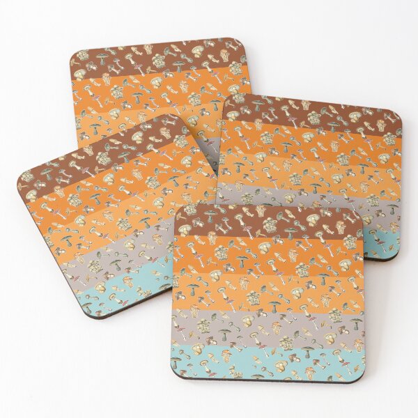 Item preview, Fungi Fest with Mushrooms on the Multicolored Autumn Color Pallete designed and sold by IraNiva.