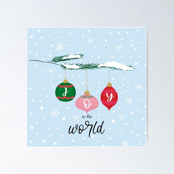 Item preview, Joy to the World - Holiday 2022 designed and sold by Willow & Grace Designs.