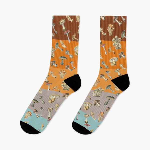 Item preview, Fungi Fest with Mushrooms on the Multicolored Autumn Color Pallete designed and sold by IraNiva.