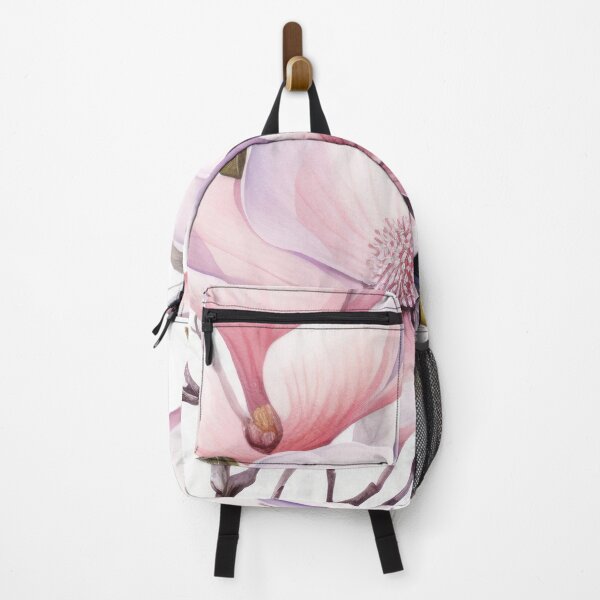 Item preview, Pink Magnolia Flowers on a Tree Branch Painting. designed and sold by MargaretWiktor.