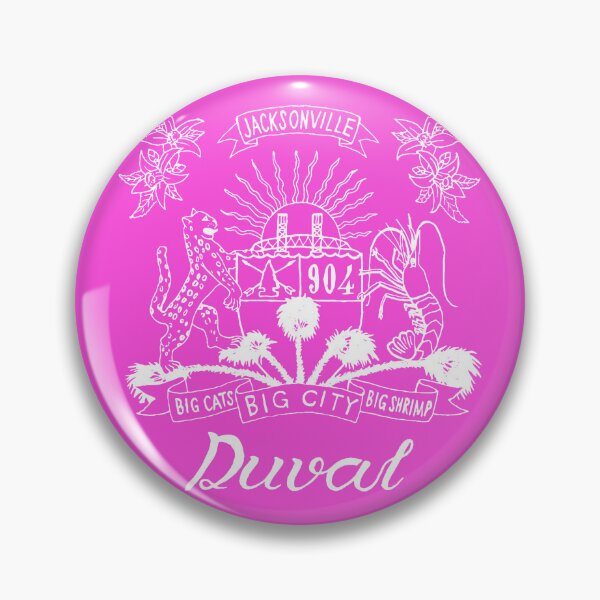 Item preview, Duval Crest - White Lettering on Hot Pink  designed and sold by DuvalCrest.