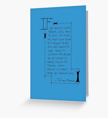 Thomas Merton Greeting Card