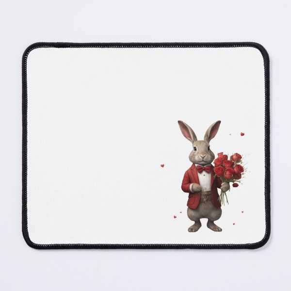 Item preview, Bugs Bunny Rabbit holding Red Roses Lover Gift designed and sold by MrPanchoStore.