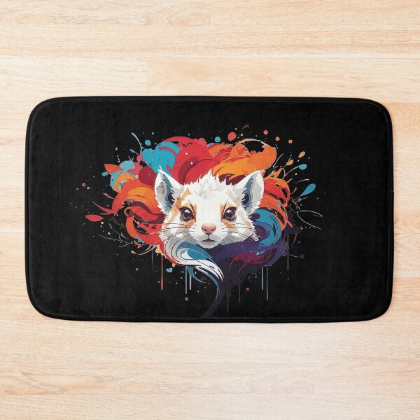 Item preview, Cute Colorful White Squirrel in Graffiti Style designed and sold by MindSmith.