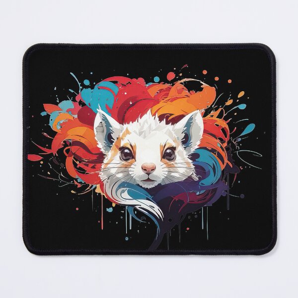 Item preview, Cute Colorful White Squirrel in Graffiti Style designed and sold by MindSmith.
