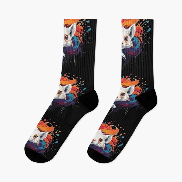 Item preview, Cute Colorful White Squirrel in Graffiti Style designed and sold by MindSmith.