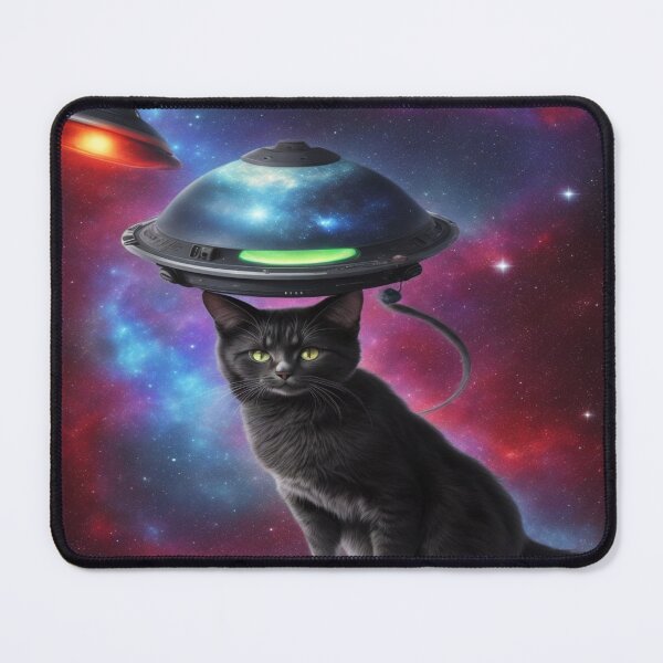 Item preview, Cat Ufo Selfie, Cat Selfie With Flying Saucer Funny Cat designed and sold by Mayalogo.