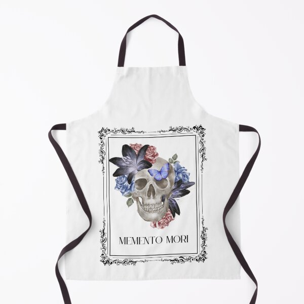 Item preview, Memento Mori Floral Skull designed and sold by Sershni.