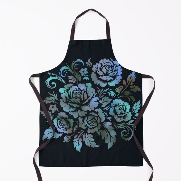 Item preview, Floral in Blue Silver designed and sold by Humbugle.