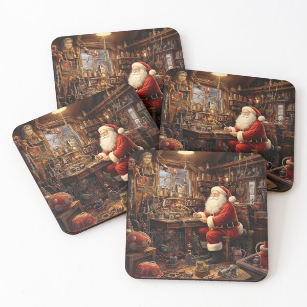 Item preview, Santa Sitting in his Workshop designed and sold by dcrc.