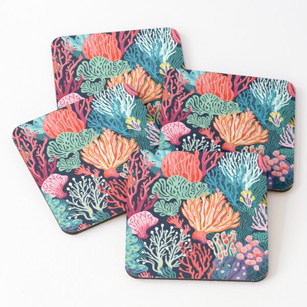 Item preview, Coral Reef Pattern designed and sold by SideSignal.