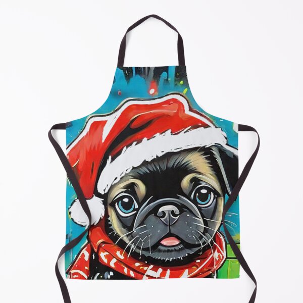 Item preview, Pug HAPPY HOLIDAYS 4 PUGGY HOLIDAYS designed and sold by RedBluffTraders.