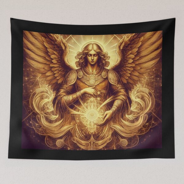 Item preview, Saint Uriel Archangel - Abundance and prosperity - Christmas gift designed and sold by Alkymias.