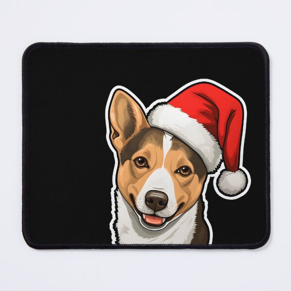 Item preview, Christmas Basenji designed and sold by CUTEDOGGIEZ.