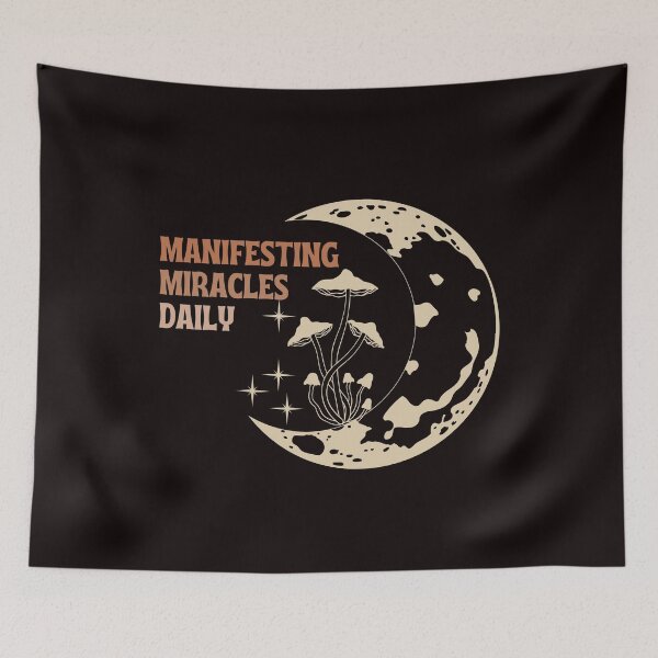 Item preview, Manifesting Miracles Daily Affirmation Quote designed and sold by slicksquid.
