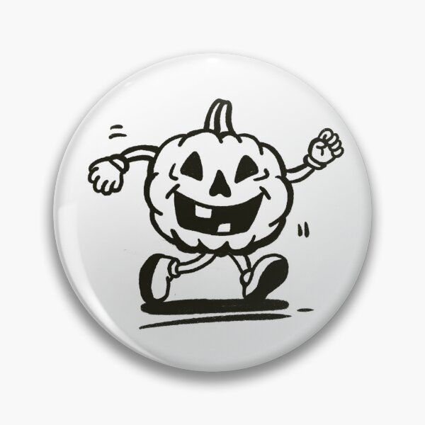 Item preview, Pumpkin walking Halloween funny scary  designed and sold by Tropical Blood.