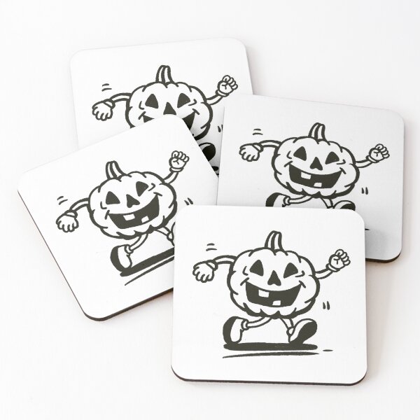 Item preview, Pumpkin walking Halloween funny scary  designed and sold by Tropical Blood.