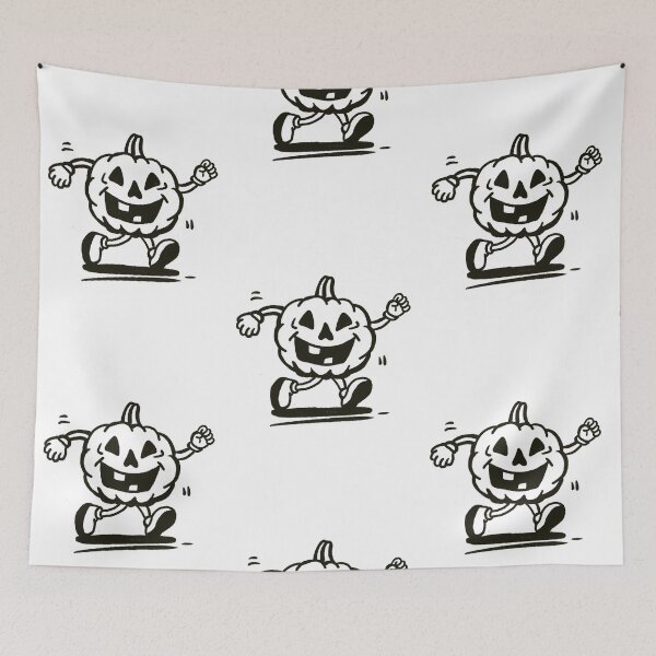 Item preview, Pumpkin walking Halloween funny scary  designed and sold by Tropical Blood.