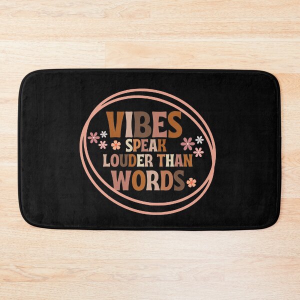 Item preview, Vibes Speak Louder Than Words  Affirmation Quote designed and sold by slicksquid.