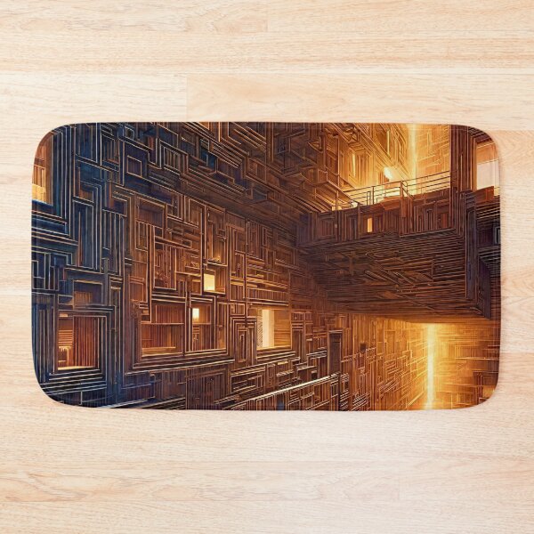 Item preview, Maze World - Sci Fi Surreal Art designed and sold by Delerat7.