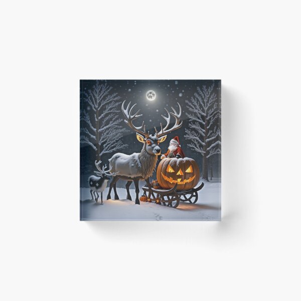 Item preview, Midnight Merriment: A Yuletide Halloween Fusion designed and sold by WitchsHatStudio.