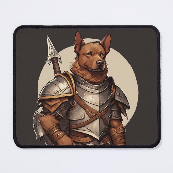 Item preview, Dog warrior with two handed axe designed and sold by Luokos.
