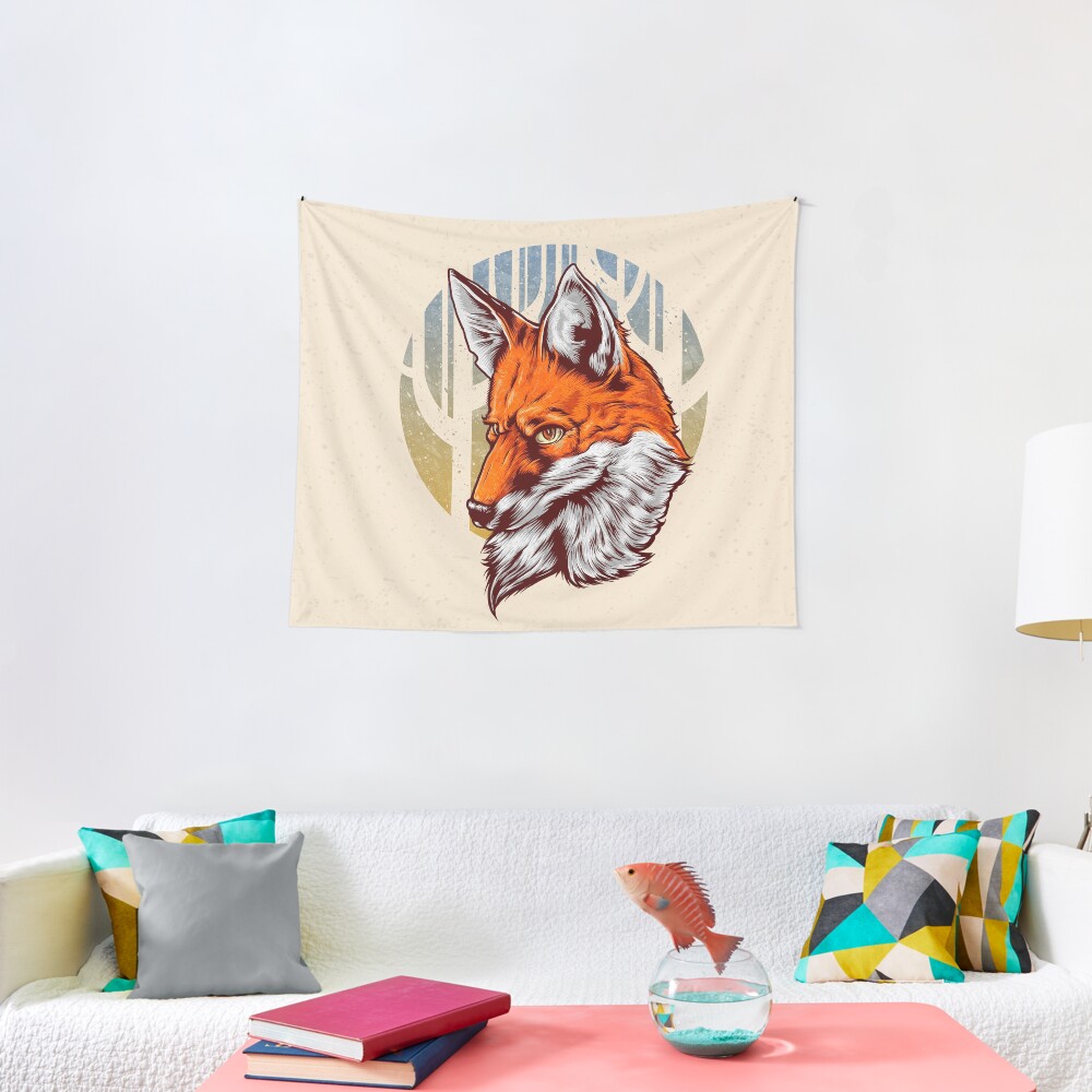 Forest Fox Tapestry