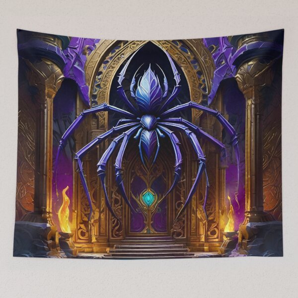 Item preview, Temple of the Spider Queen - Fantasy Art designed and sold by Delerat7.