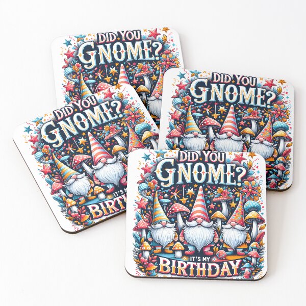 Item preview, Did You Gnome ?  It's My Birthday  - Adorable Birthday Gnome Girl Celebration Shirt designed and sold by Studio-Mind.