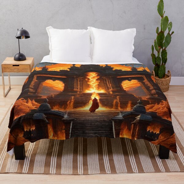 Item preview, Fire Temple - Fantasy Art designed and sold by Delerat7.