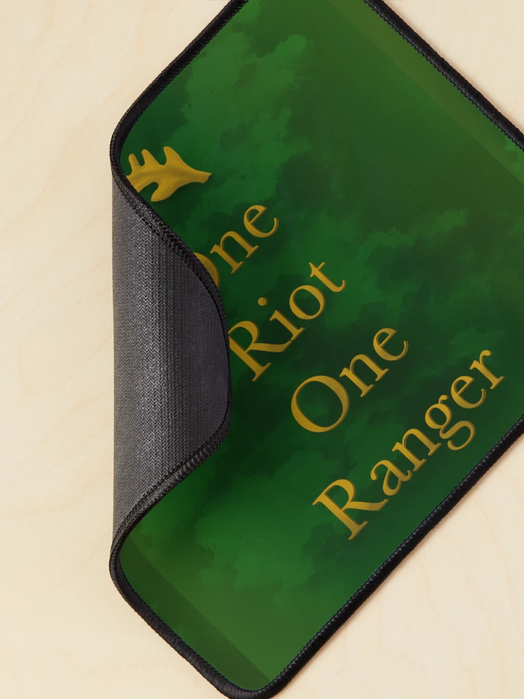 Thumbnail 2 of 5, Mouse Pad, Ranger’s Apprentice - One Riot, One Ranger designed and sold by TeaLimeTwo.