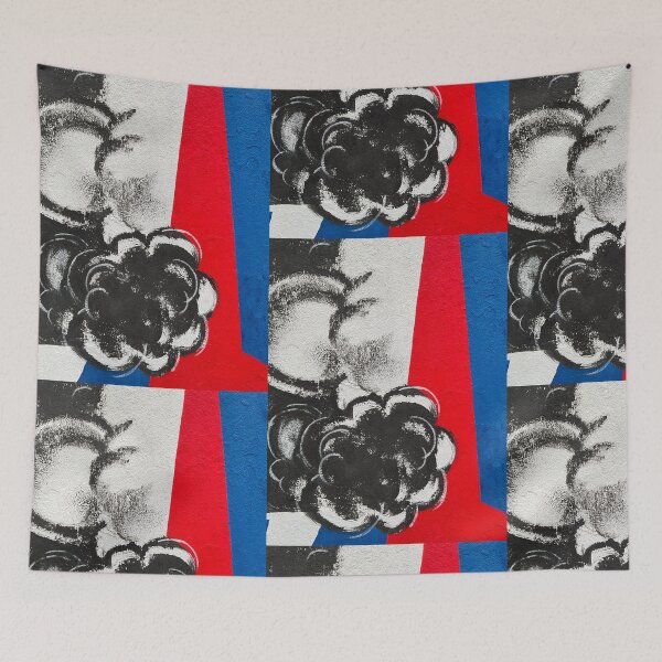 Item preview, Abstract lines red blue and black textures  designed and sold by Tropical Blood.