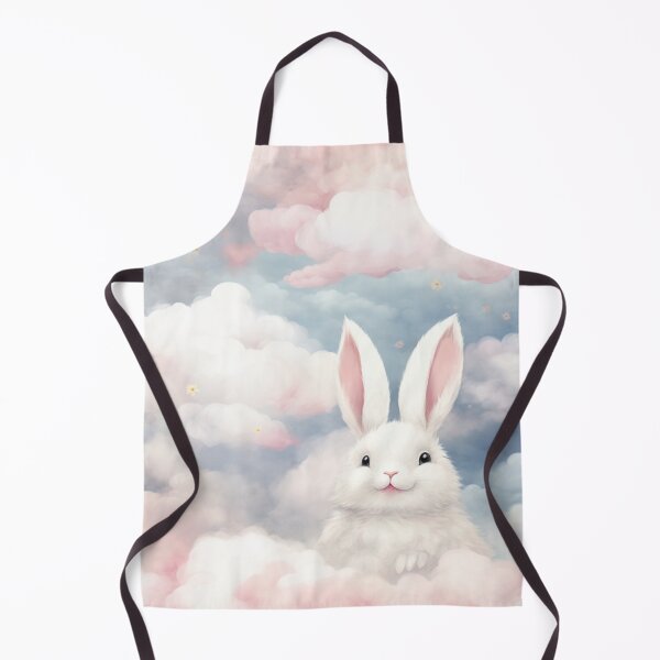 Item preview, A picture rabbit and clouds paint soft colors and colorful. designed and sold by MaiKaze.