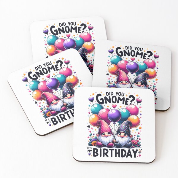 Item preview, Did You Gnome ?  It's My Birthday  - Adorable Birthday Gnome Girl Celebration Shirt designed and sold by Studio-Mind.