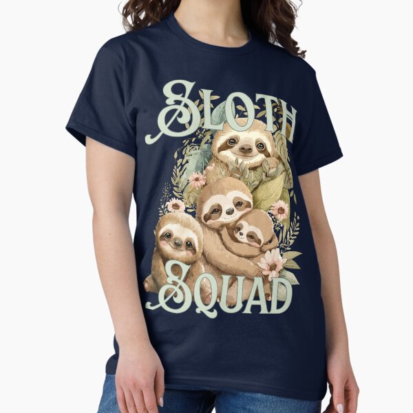 Item preview, Sloth squad, adorable sloth designed and sold by Lolly's Lane Shoppe.