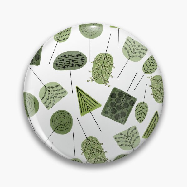 Item preview, Mid-Century Doodle Trees Pattern designed and sold by Old Urban Farmhouse Design Studio.