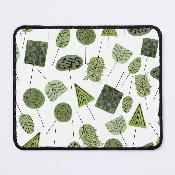 Item preview, Mid-Century Doodle Trees Pattern designed and sold by Old Urban Farmhouse Design Studio.