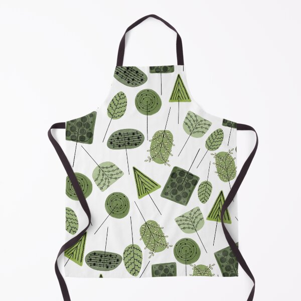 Item preview, Mid-Century Doodle Trees Pattern designed and sold by Old Urban Farmhouse Design Studio.