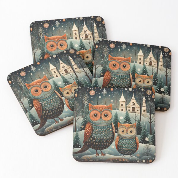Item preview, Winter owls designed and sold by robrad.