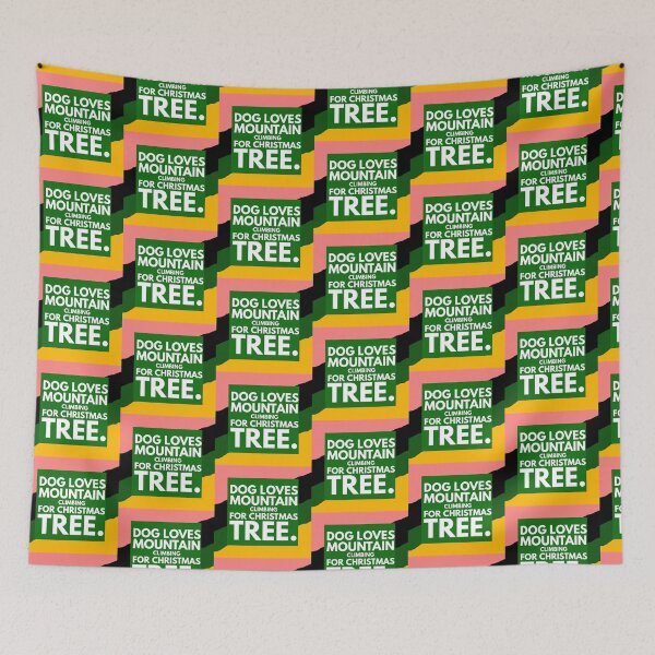 Item preview, mountain climbing for Christmas tree designed and sold by Storiesforyou.